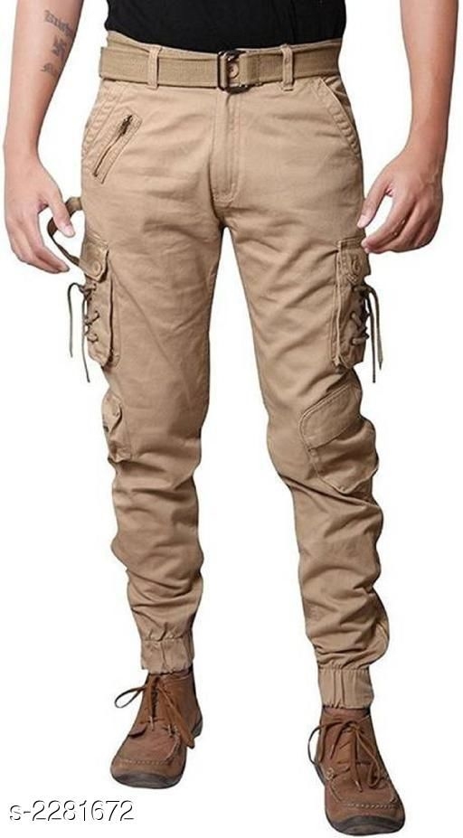 Stylish Men's Cotton Cargo Pants - Cloudneel